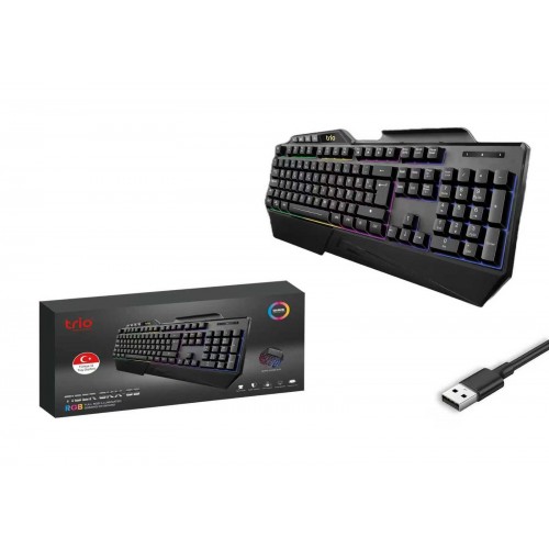 TRİO TRGKX99 KABLOLU IŞIKLI OYUNCU KLAVYE